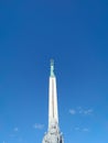 The Freedom Monument in Riga, Latvia Royalty Free Stock Photo